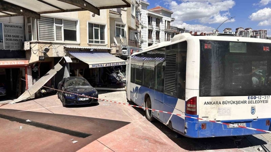 Ankara'da EGO faciası: Dehşet anları güvenlik kamerasında!